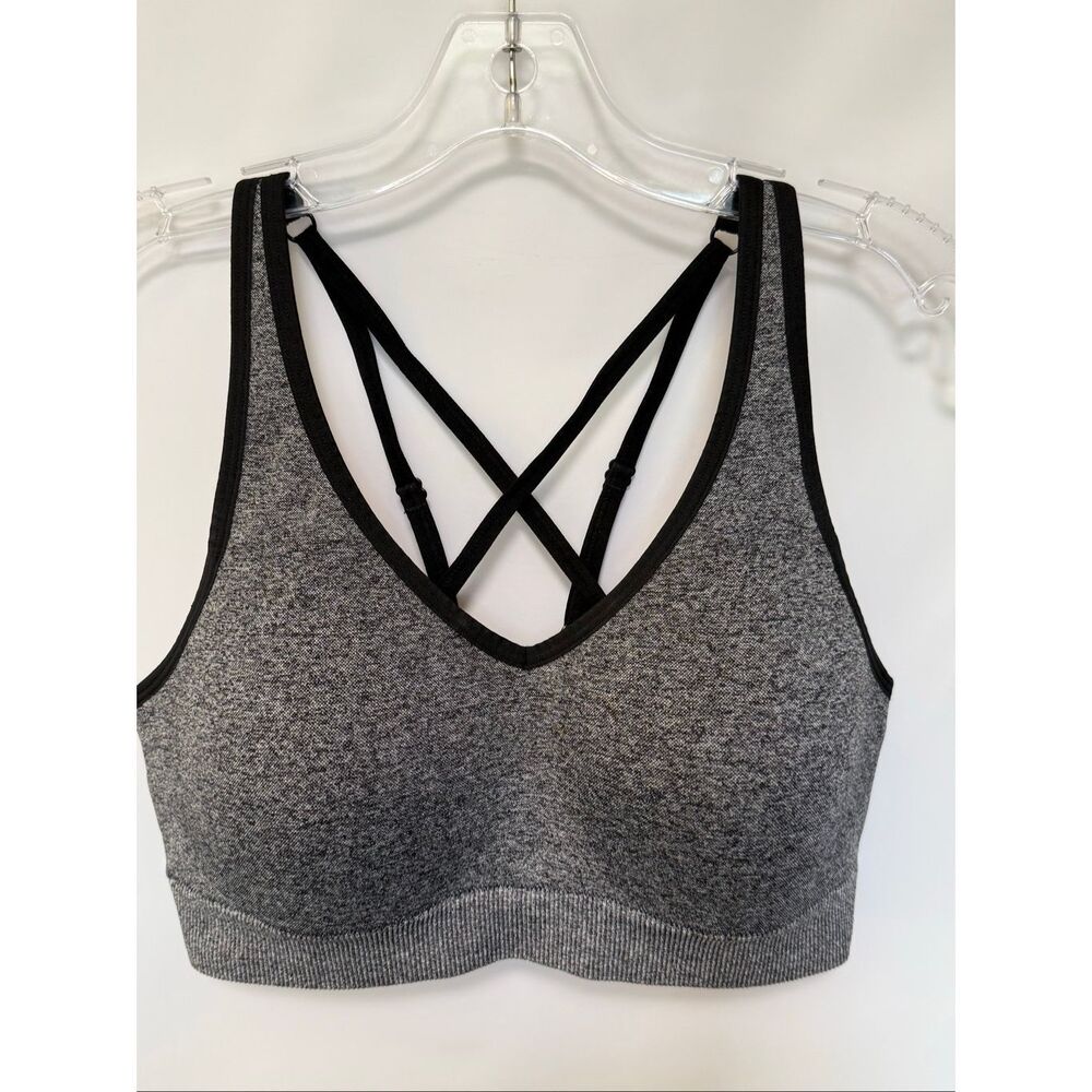 Pink Active Seamless Lightly Lined Wireless Gray … - image 1